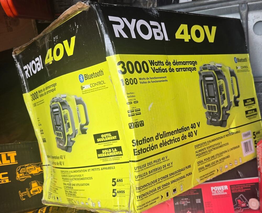 Ryobi 40V 1800-WATT POWER STATION Kit